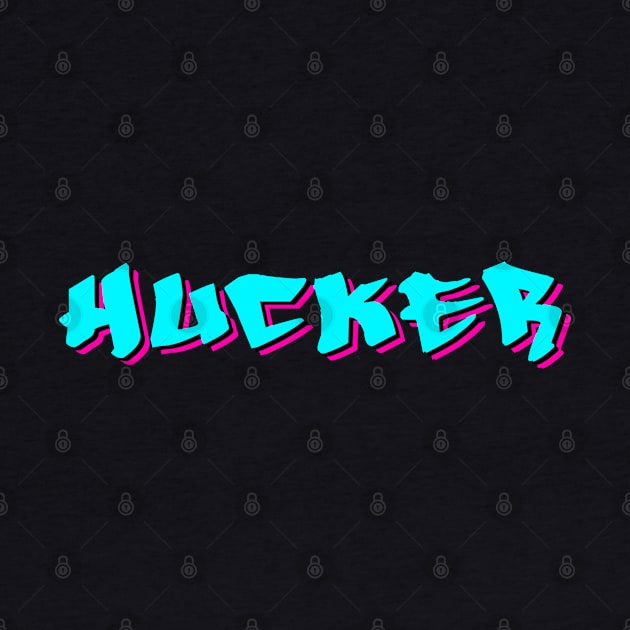 HUCKER Graffiti Logo by Hucker Apparel